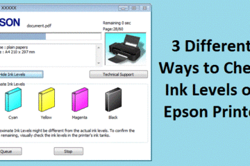 printer ink levels windows 10